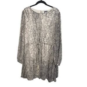 Arula Sz C 3X Glam Chiffon Layer Art-to-Wear Gypsy Tiered 37.5" Long Dress
